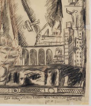 Einar Forseth, A study for Mälardrottningrn, Gyllene Salen, Stockholm City Hall.