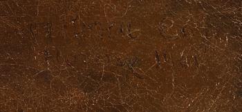 OKÄND KONSTNÄR, olja på duk, sign o dat 1901.