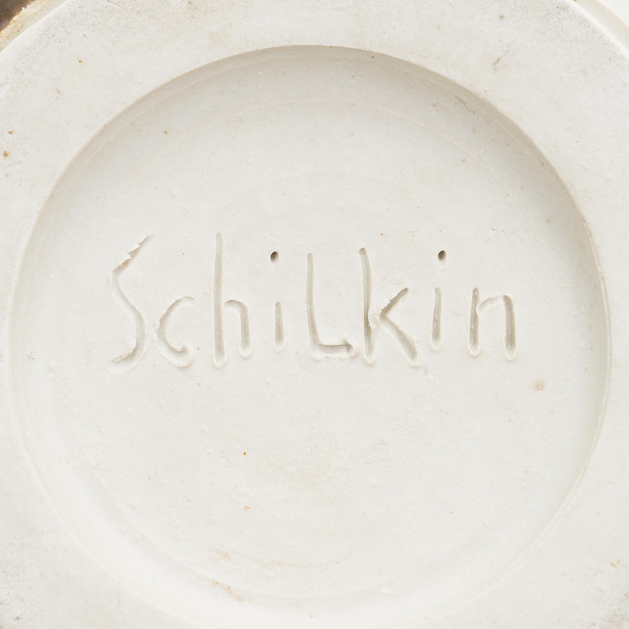 Michael Schilkin, malja, keramiikkaa, signeerattu Schilkin.