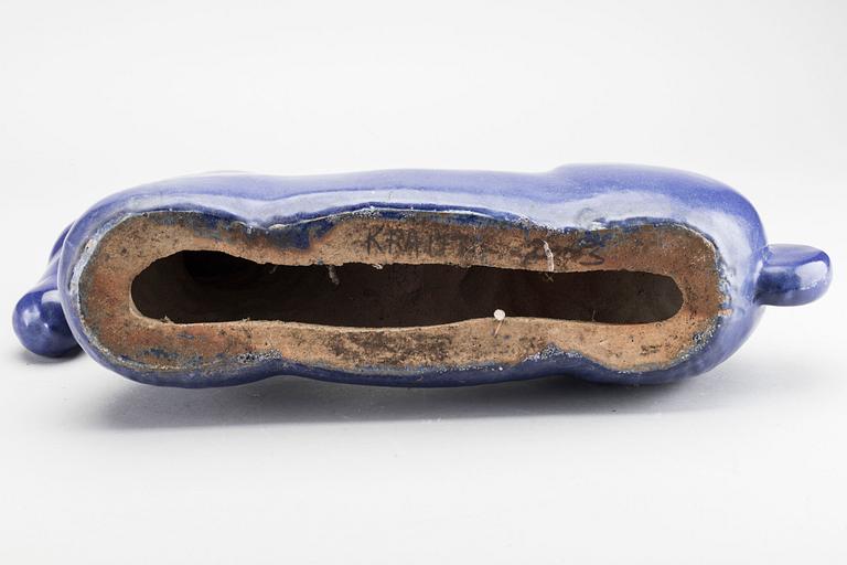 ULLA & GUSTAV KRAITZ, a signed and dated earthenware sculpture.