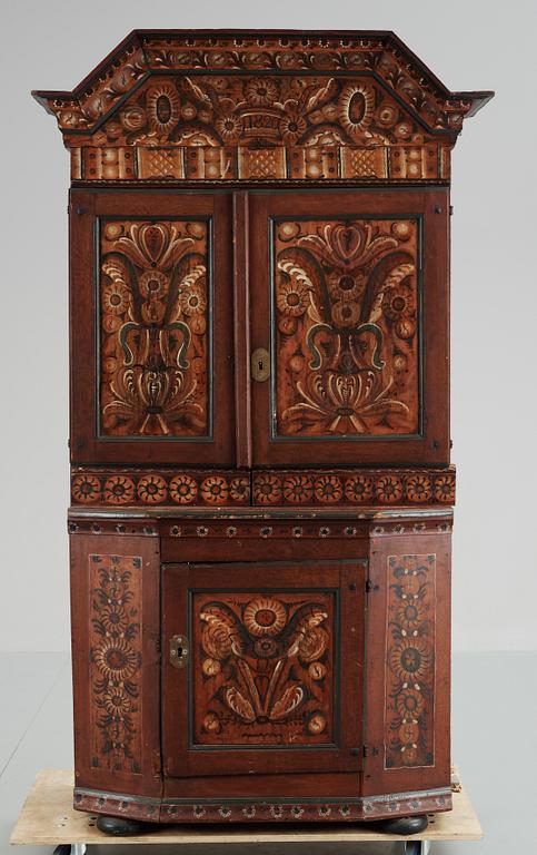 KRONSKÅP, allmoge, Dalarna, dat 1820.