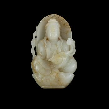 FIGURIN, hardstone, 1900-tal.