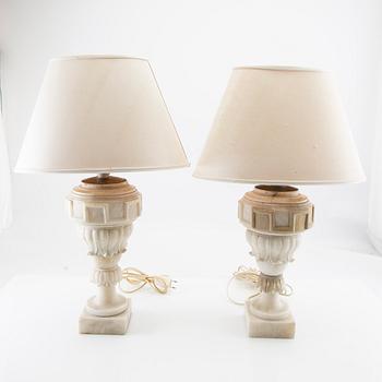 Table lamps, 2 pcs, mid-20th century.