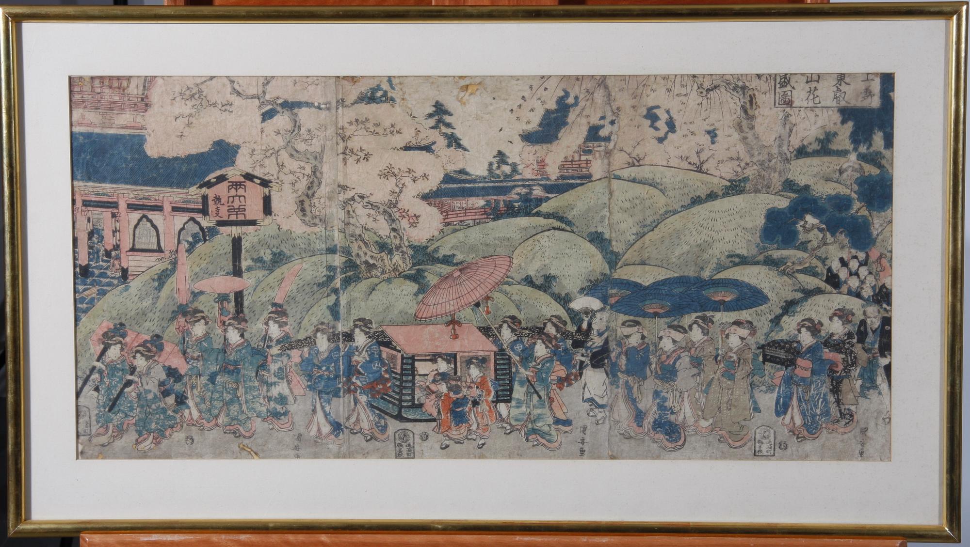 TRÄSNITT, 2 st, sign.