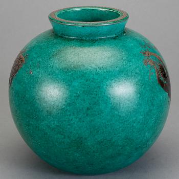 VAS, stengods, "Argenta", Wilhelm Kåge, Gustavsberg, 1941.