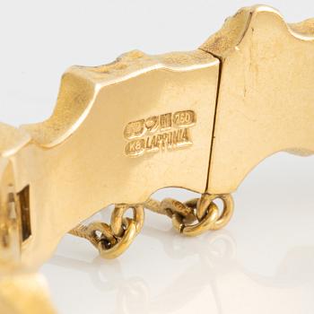 Björn Weckström, armband, "Alba", 18K guld och platina. Lapponia 1987.