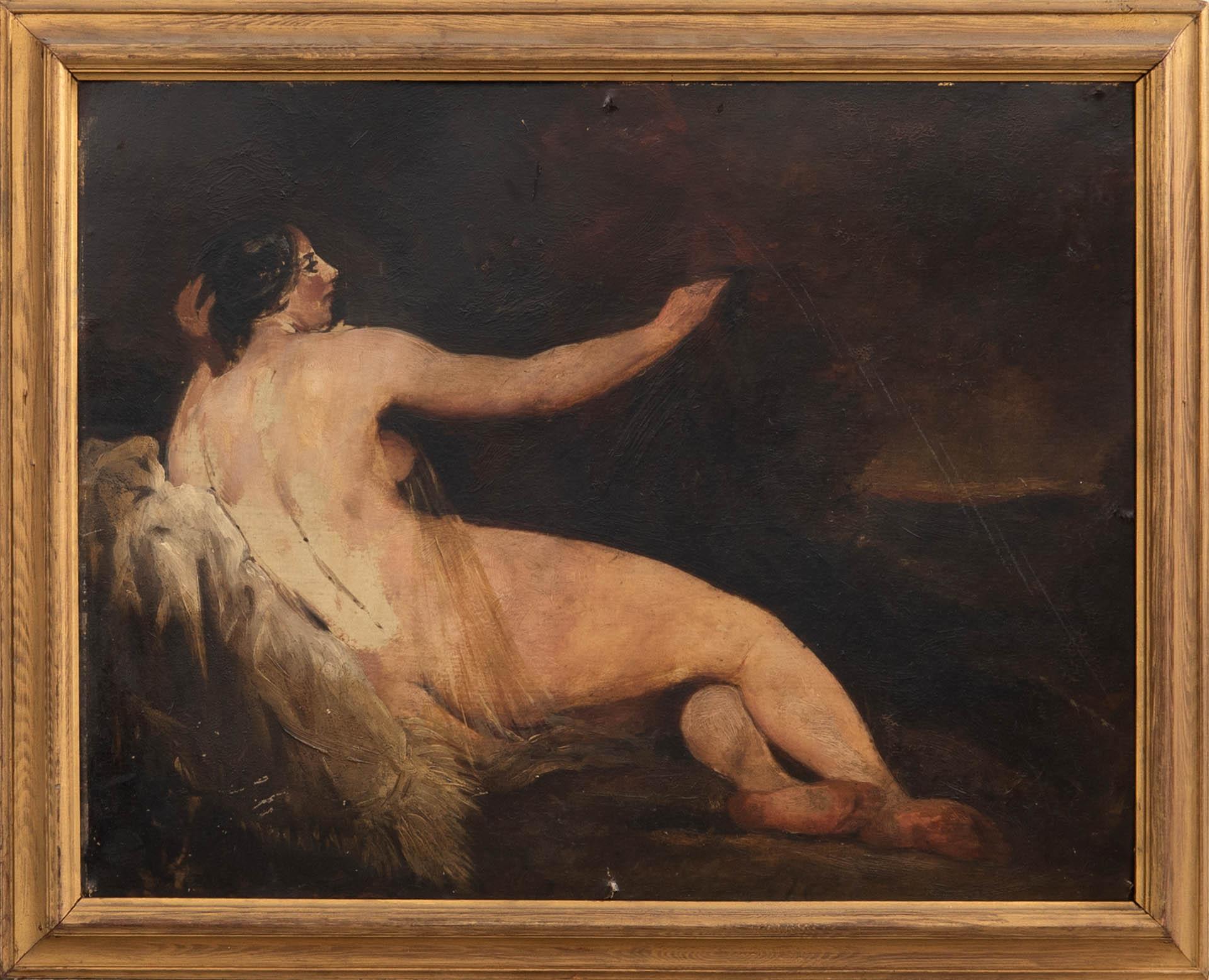 Reclining odalisque.