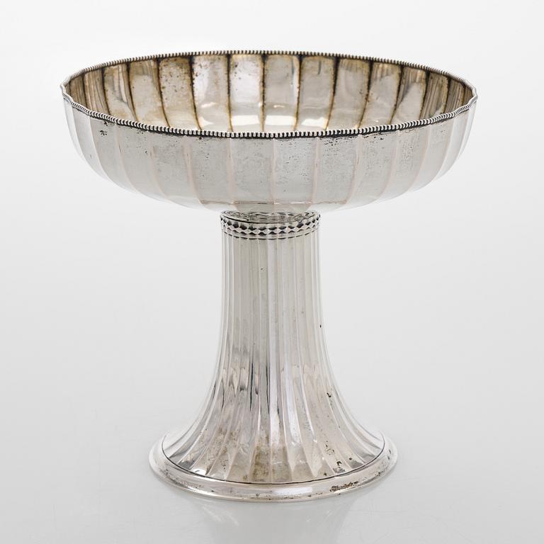 J.C. Klinkosch, jalallinen malja, hopeaa, hovihankkijan leimalla, Wien, 1872–1922.