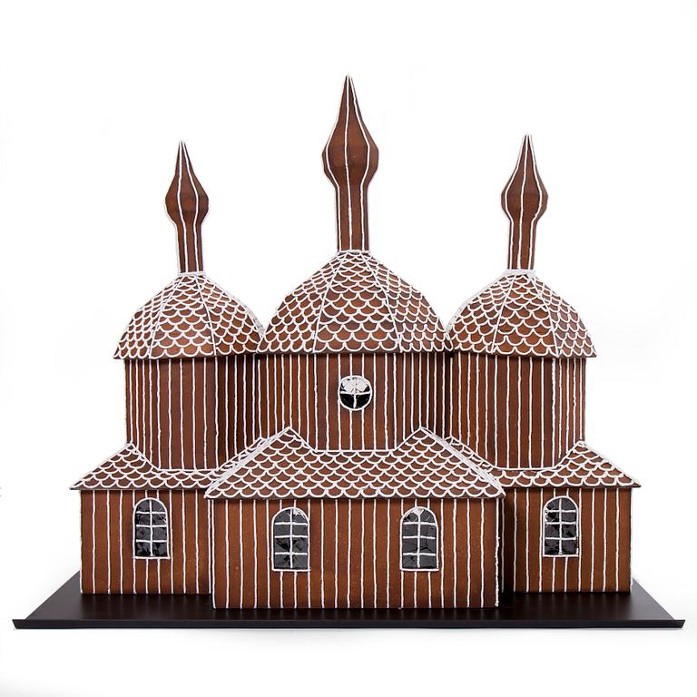 PEPPARKAKSHUS, kyrka, NK 2015, JoAnn Tan Studio.