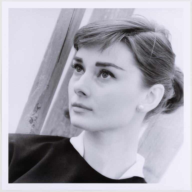 Per-Olow Anderson, "Audrey Hepburn", 1955 in Italy during the Paramount production of "War and Peace".