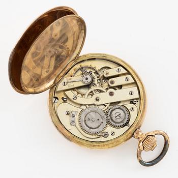 Pocket watch, hunter, 49 mm.