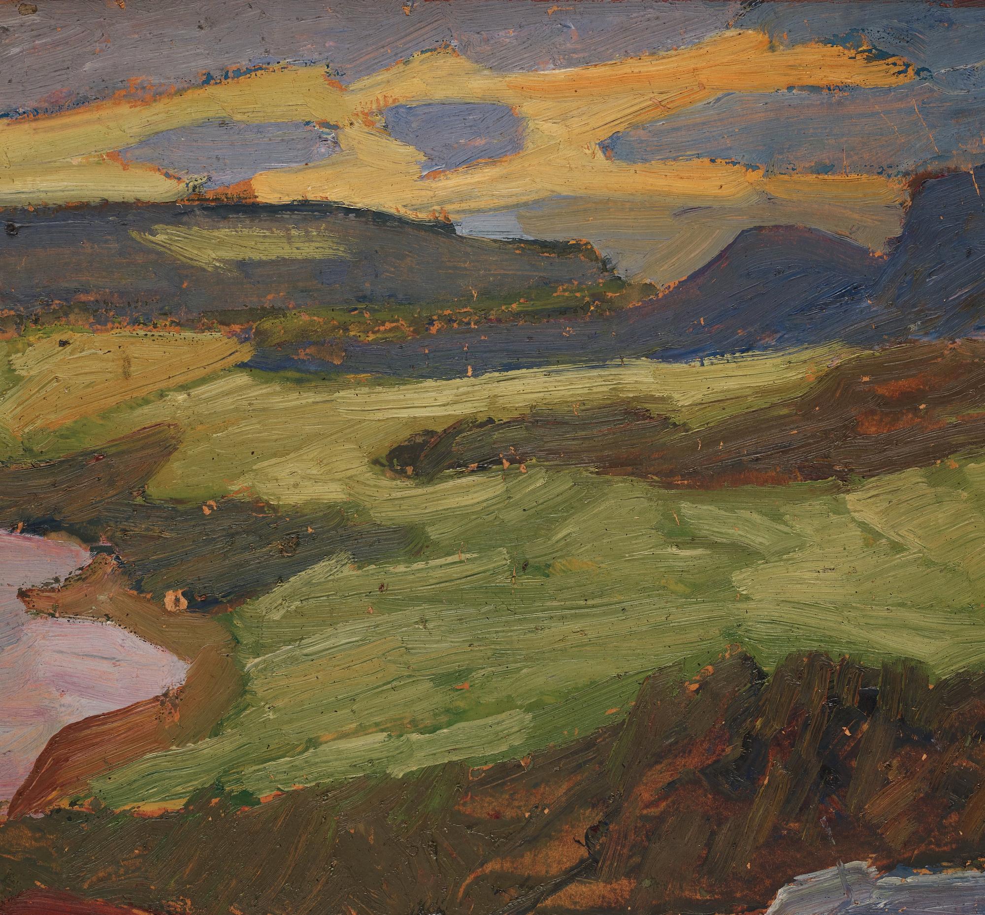 Helmer Osslund, Landscape from the north of Sweden.