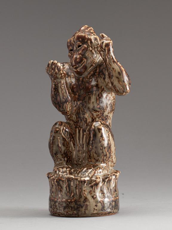 FIGURIN, stengods, Knud Kyhn, Royal Copenhagen, Danmark, 1900-talets mitt.