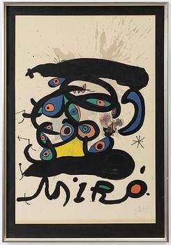 Joan Miró, Poster for the Exhibition 'Peintures sur Papier, Dessins'.