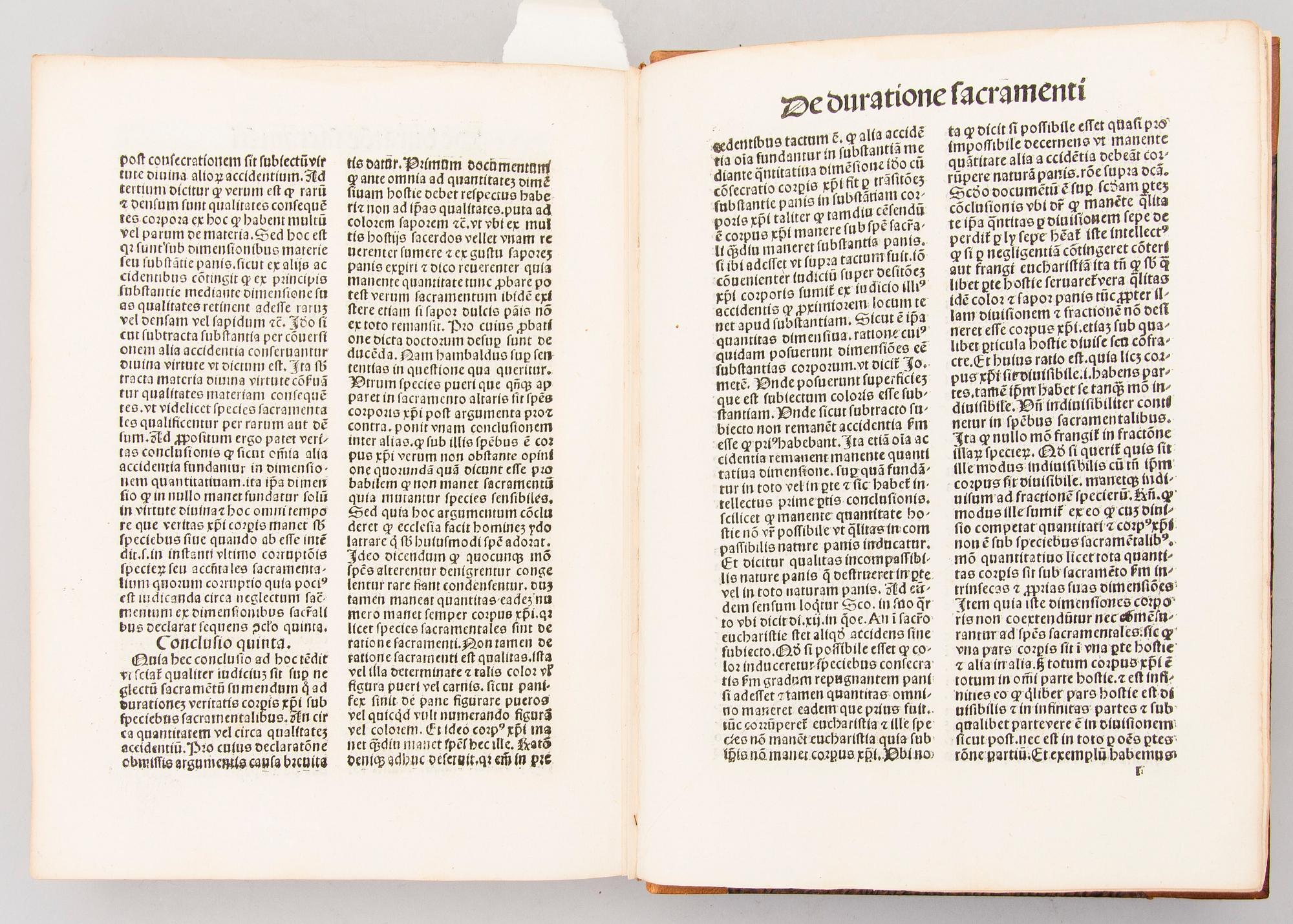TRACTATUS VARIJ CUM SERMONIBUS, Nürnberg 1490-tal, av Antonius Koberger.