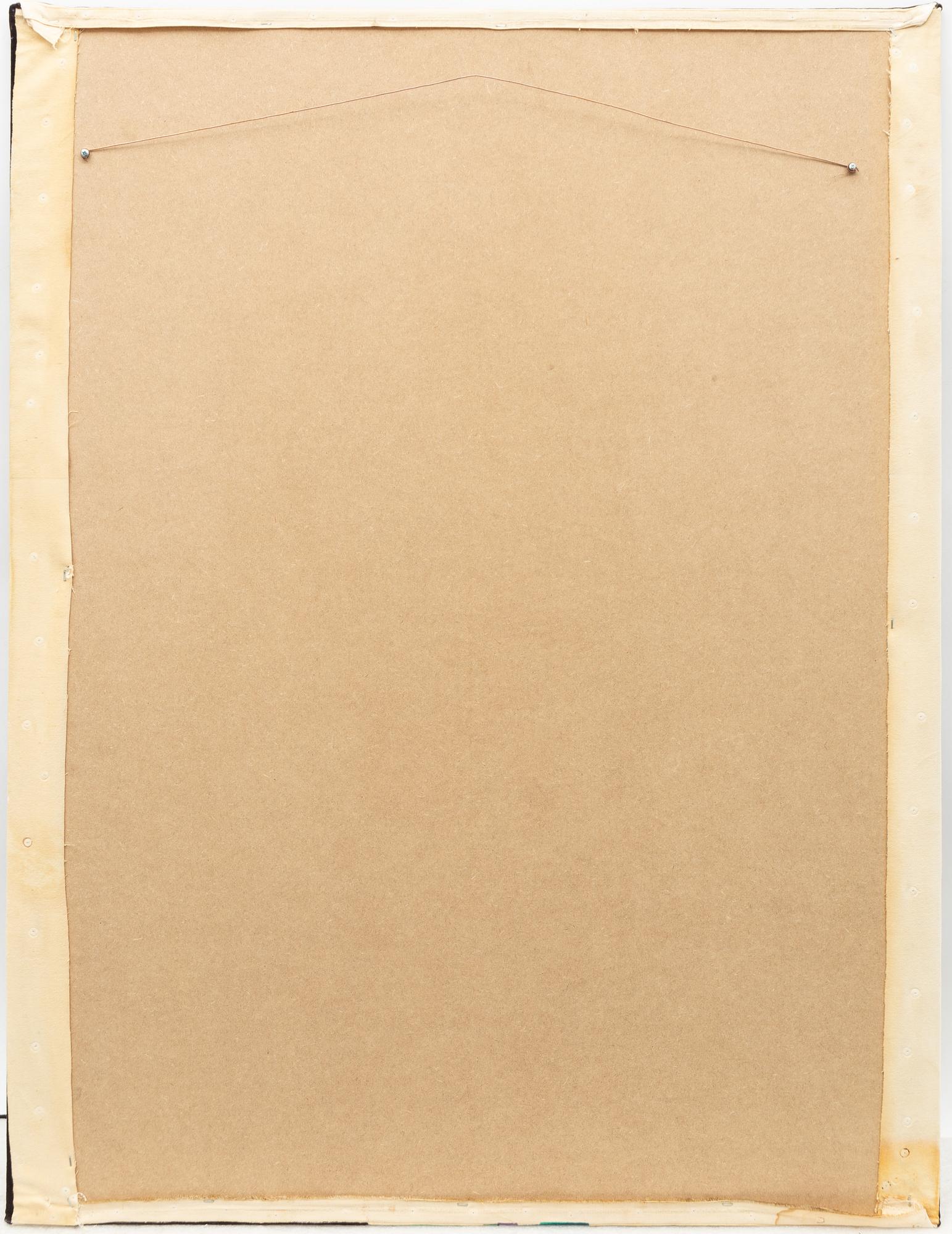 Stig Lindberg, textiltryck på sammet, Nordiska Kompaniet, 1960-tal.