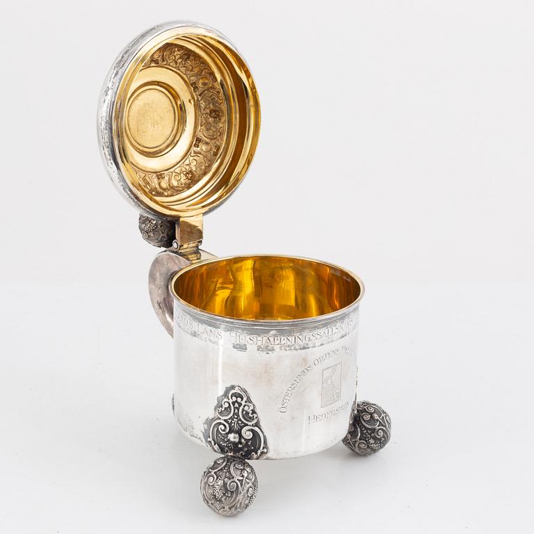 A Swedish Silver Tankard, mark of Guldsmeds Ab I Stockholm Försäljn, Stockholm 1920.
