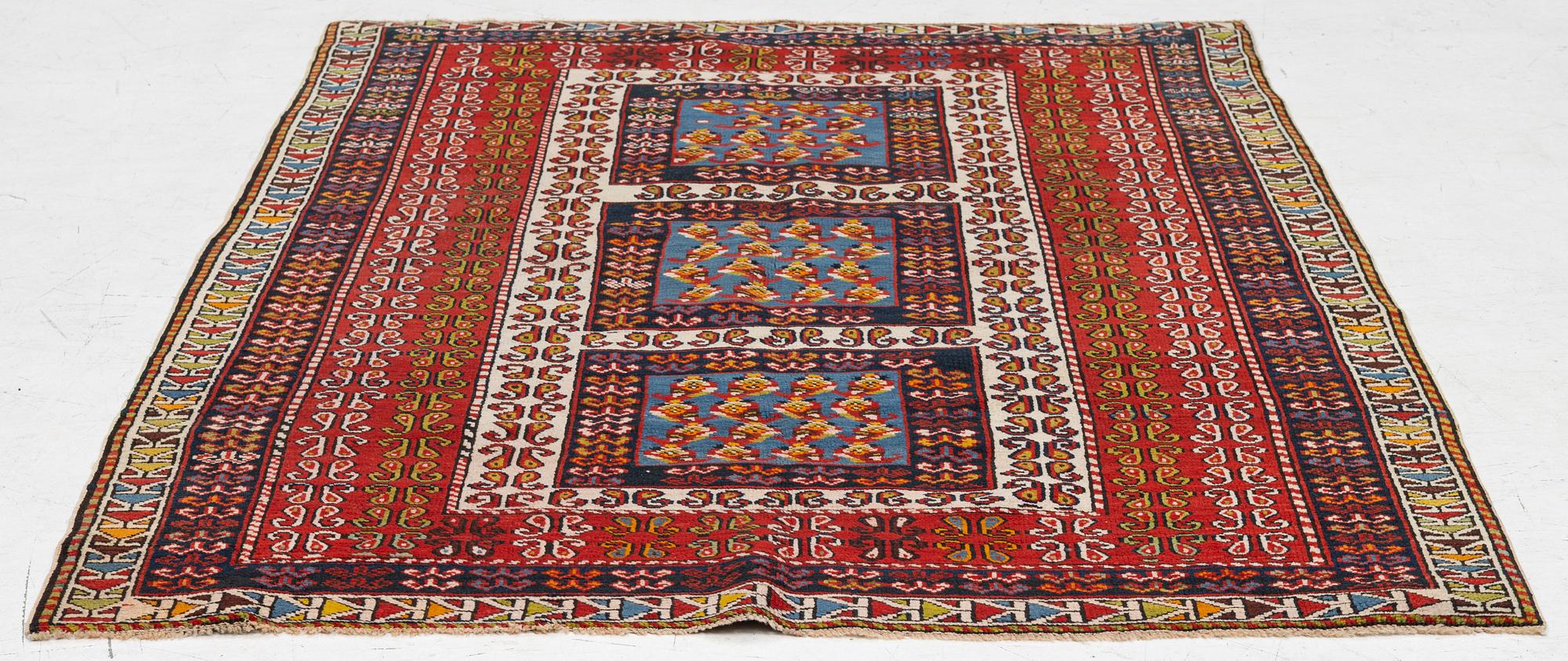 Rug, Caucasian, Ganja, antique, approx. 167 x 114 cm.