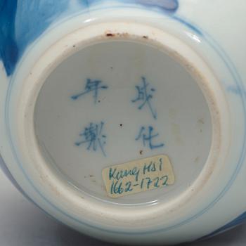TEDOSA, porslin. Qingdynastin, Kangxi (1662-1722).