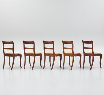 A six-piece Empire furniture suite, the Netherlands, first half of the 19th Century.