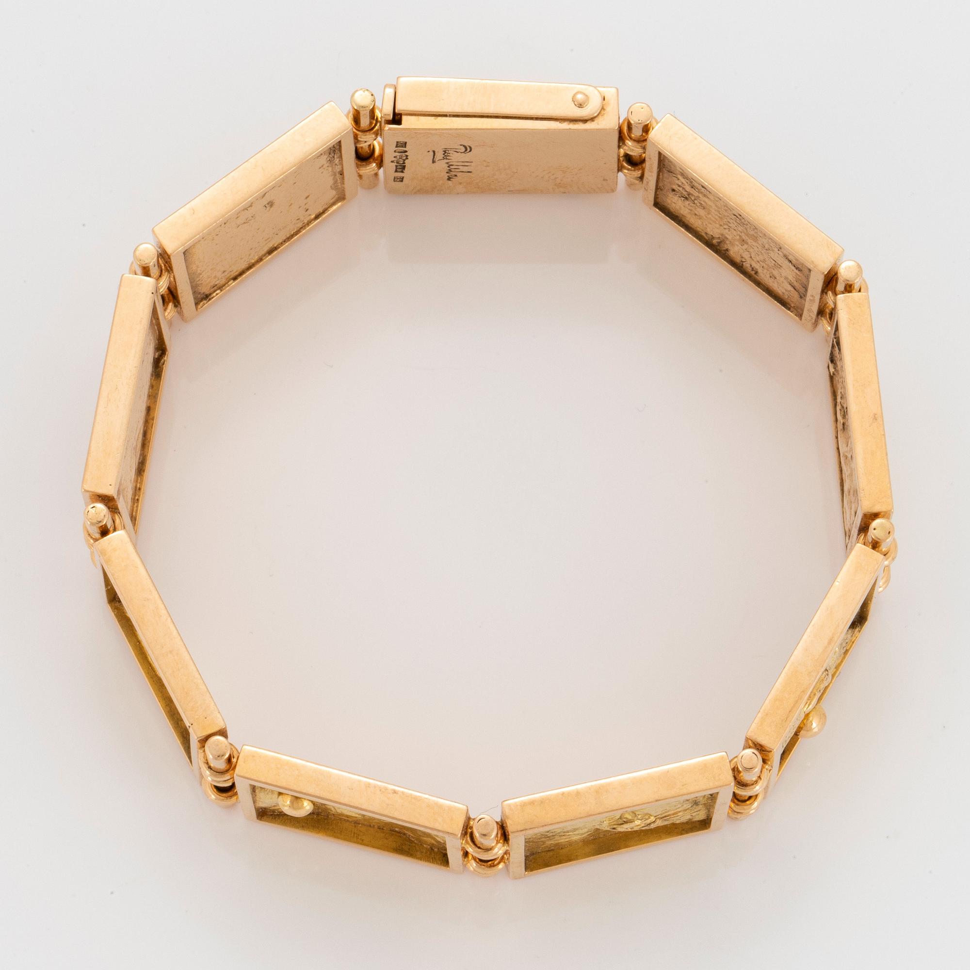 Rey Urban, an 18k red gold bracelet, Stockholm 1967.