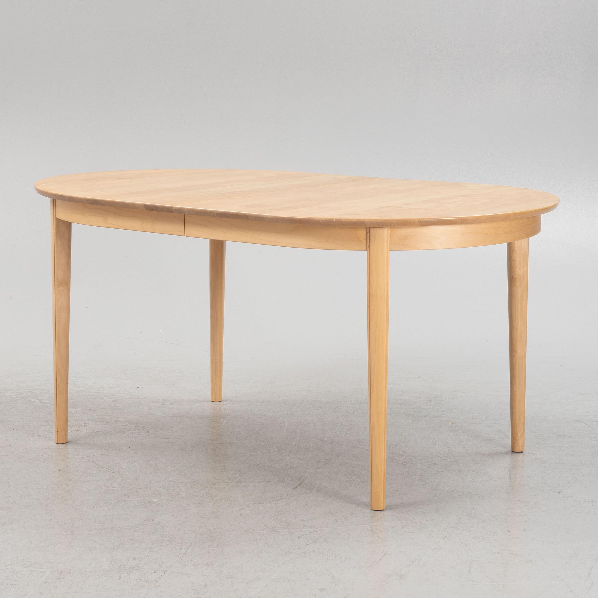 Carl Malmsten, matbord, "Vardags", Stolab, daterad 2006.