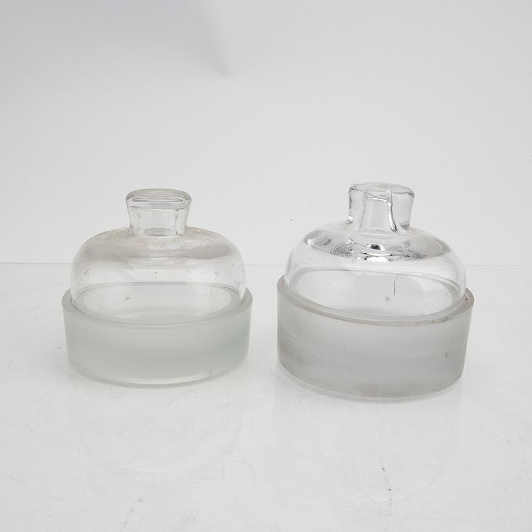 Signe Persson-Melin, skålar samt bricka mm 6 dlr Kosta Boda.