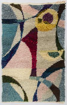 Lennart Segerstråle, rya, 1960-tal. Ca 180 x 117 cm.
