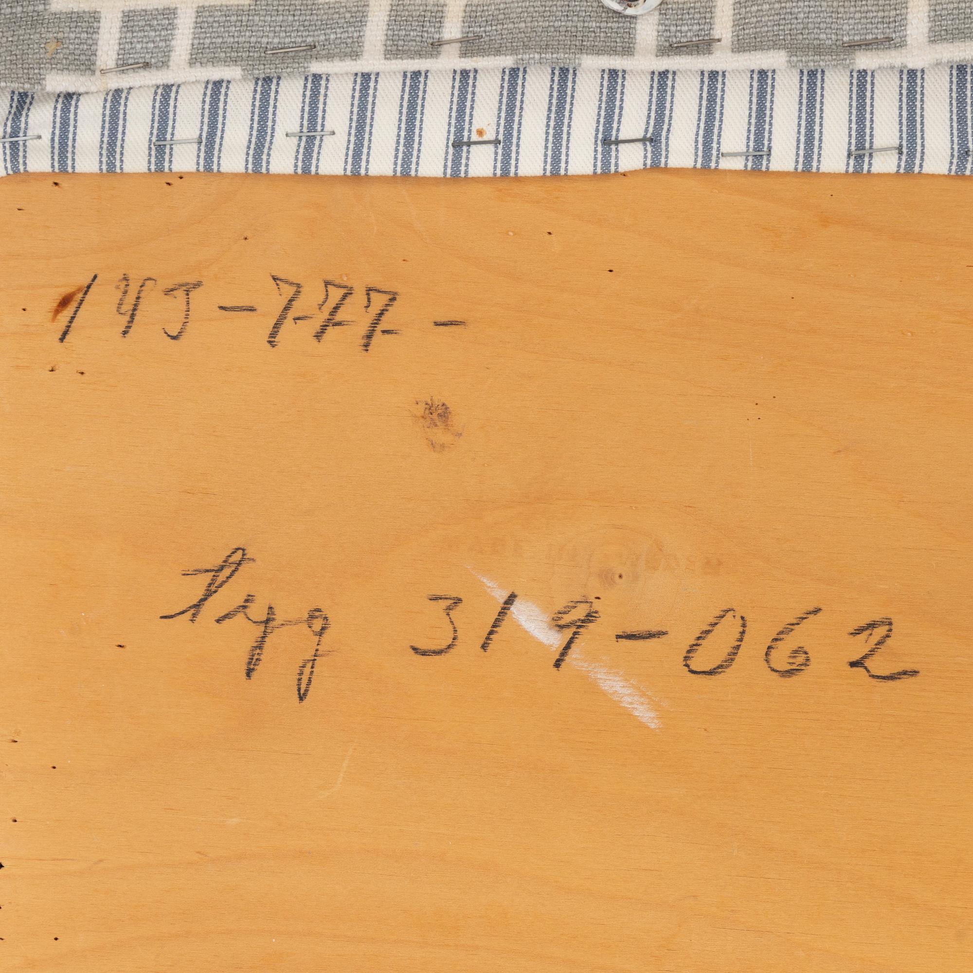 Kerstin Hörlin-Holmqvist, stolar, 4 st, "Triva"-serien, Nordiska Kompaniet, 1900-talets mitt.