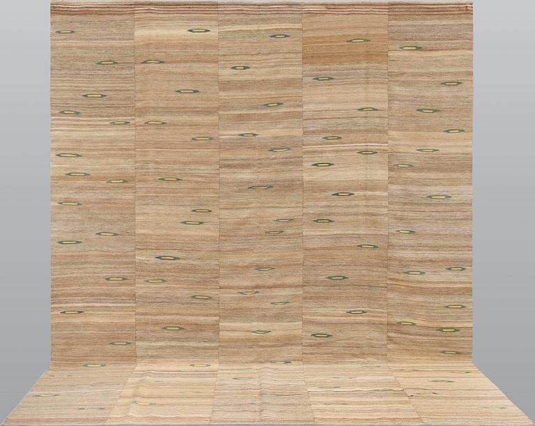 A Kelim carpet, c. 337 x 277 cm.