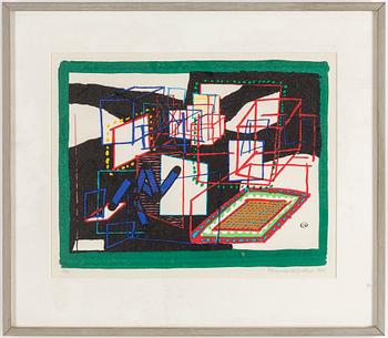 LENNART RODHE, lithograph in colours, signed, dated 1971 and numbered 5/75.