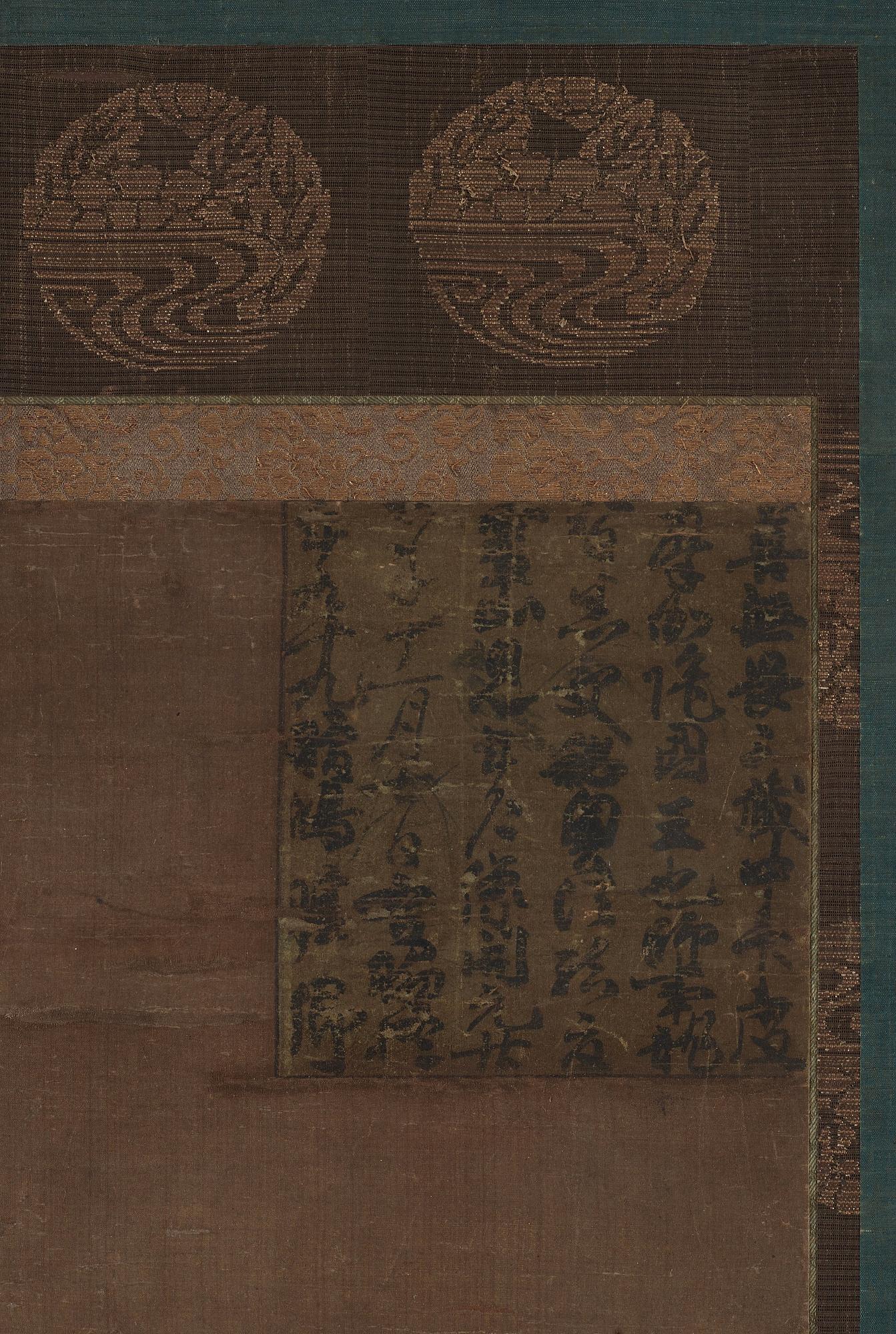 A Chinese or Japanese Tang-style copy of an older Chinese painting, presumably 11-13th Century.