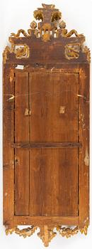 SPEGEL, gustaviansk, 1700-talets slut, med Göteborgs hallstämpel.