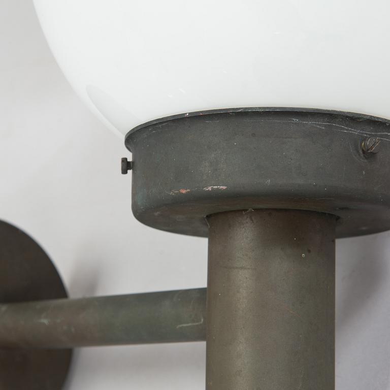 Lisa Johansson-Pape, A set of six of 1970s outdoor wall lights '140-015' for Stockmann Orno.