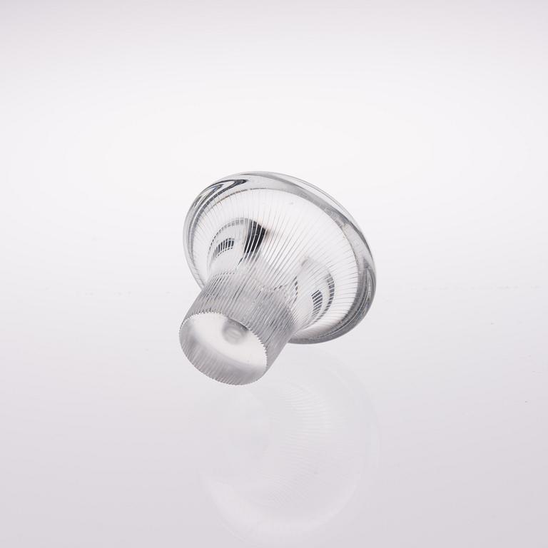 TAPIO WIRKKALA, KONSTGLAS, "Tatti" (Sopp), signerad Tapio Wirkkala Iittala.