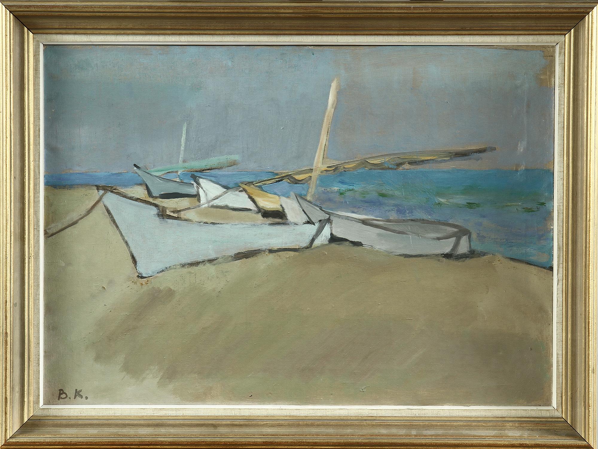 BRITA AF KLERCKER, olja på duk, sign.