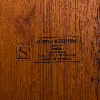 SOFFBORD, teak, Tove Kindt-Larsen, Säffle möbelfabrik, 1960-tal.