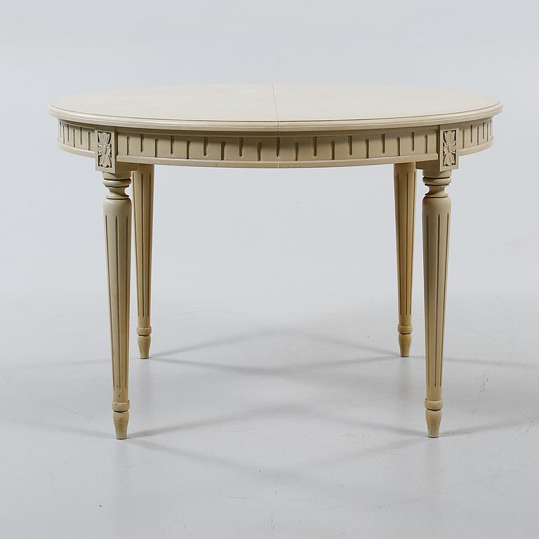 MATGRUPP, 5 delar, gustaviansk stil, 1900-talets andra hälft.