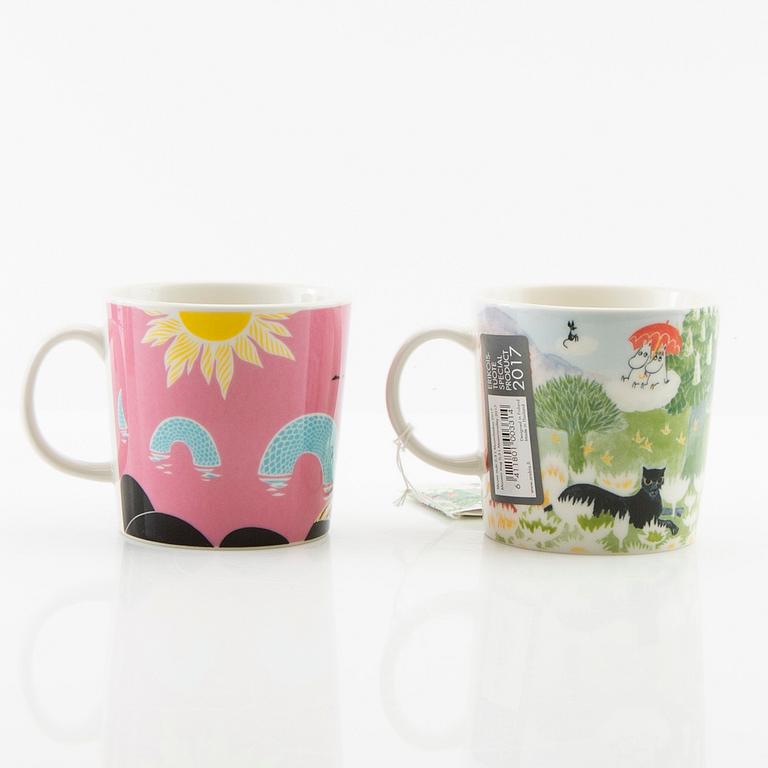 Mugs 8 pcs Moomin characters/ Mumin Arabia Finland.