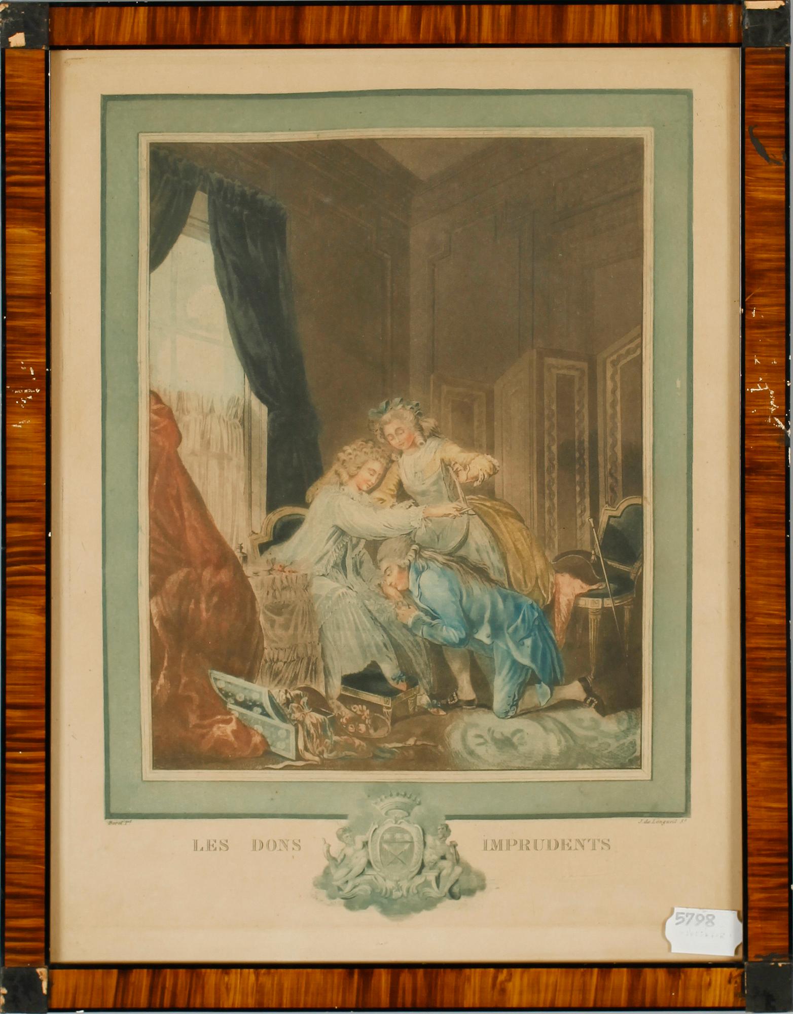 GRAVYRER, 7 st, efter bla S Freudeberg, 1800-tal.