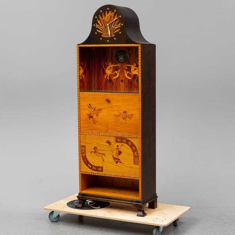 A 1930's Art Déco bar cabinet.