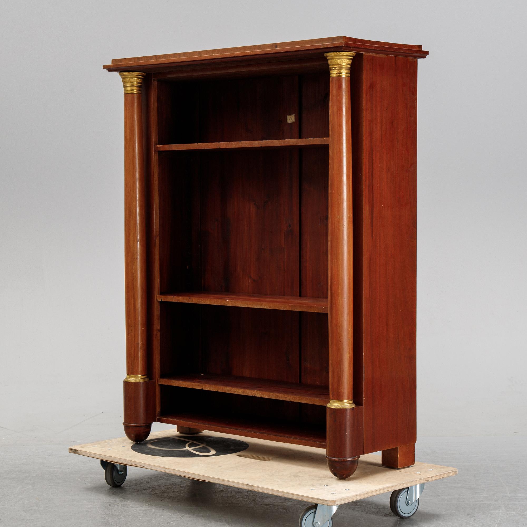An early 20th century empire-style bookcase.