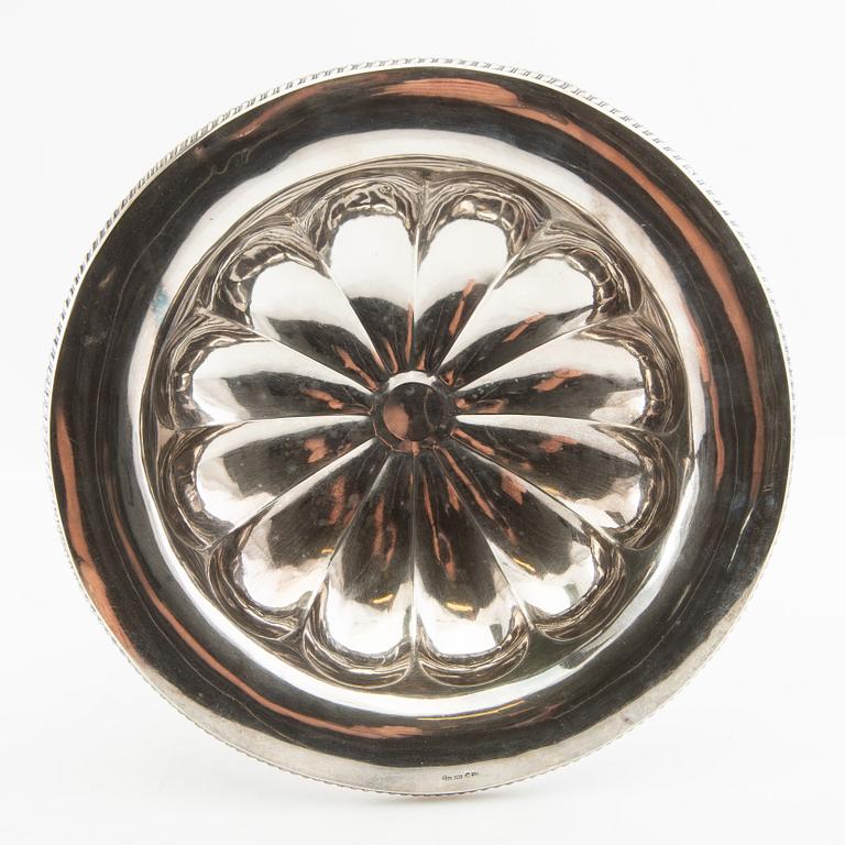 Wilhelm Pettersson  uppsatsskål silver, 1875 Åbo Finland.