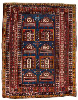 281. MATTO, antique Shirvan probably, ca 177 x 138,5 cm.