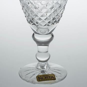 VITVINSGLAS, 12 stycken, "Elvira Madigan", Kosta.