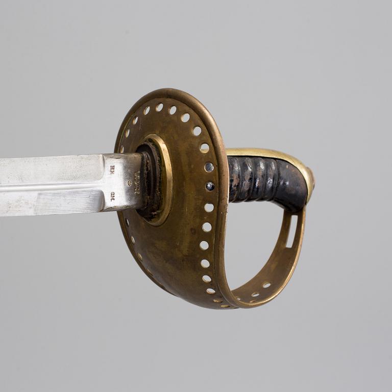 A Swedish m / 1893 cavalry sabre.