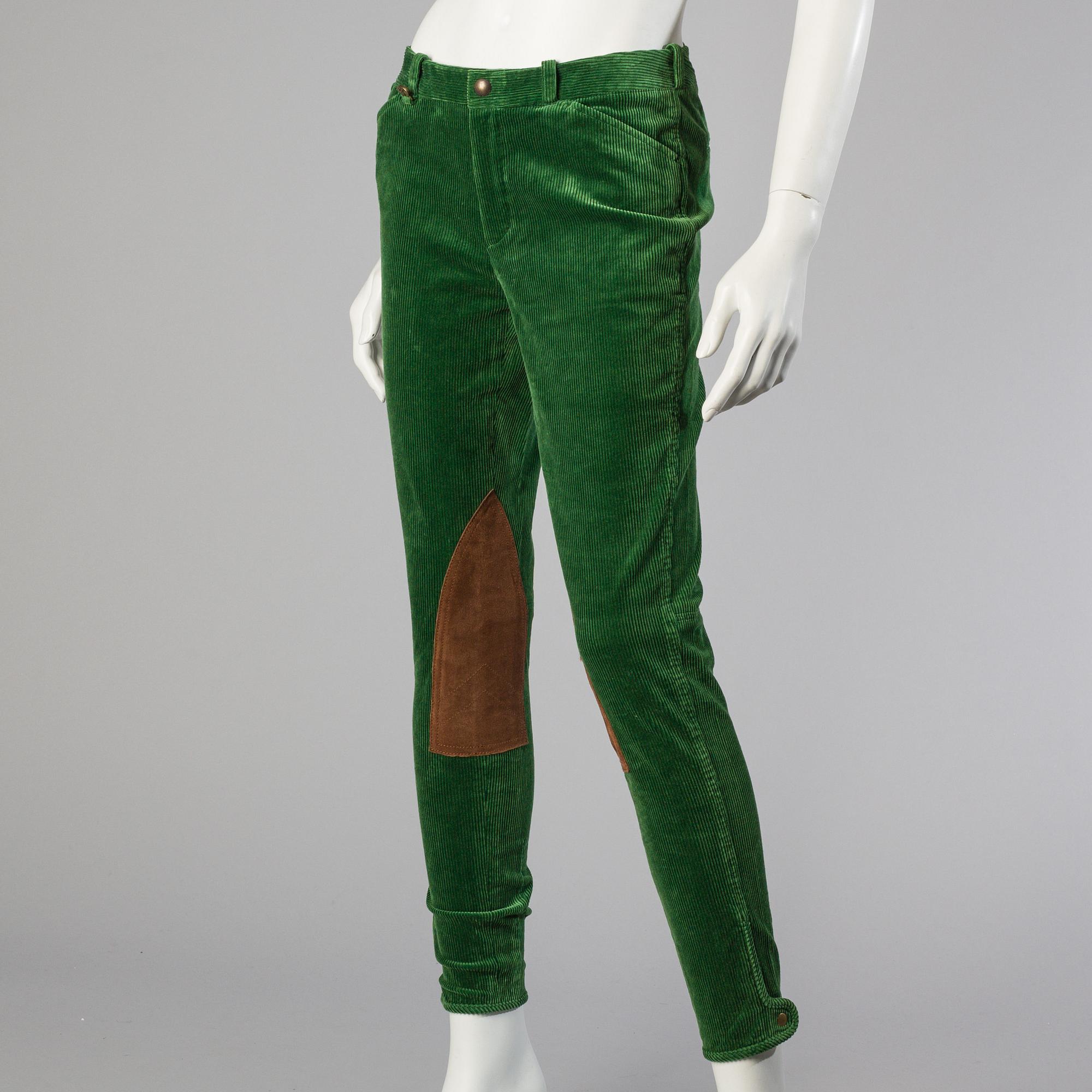 Three pair of trosers by Ralph Lauren.