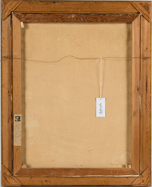 Carl Magnus Lindqvist, an oil on canvas. Signed.