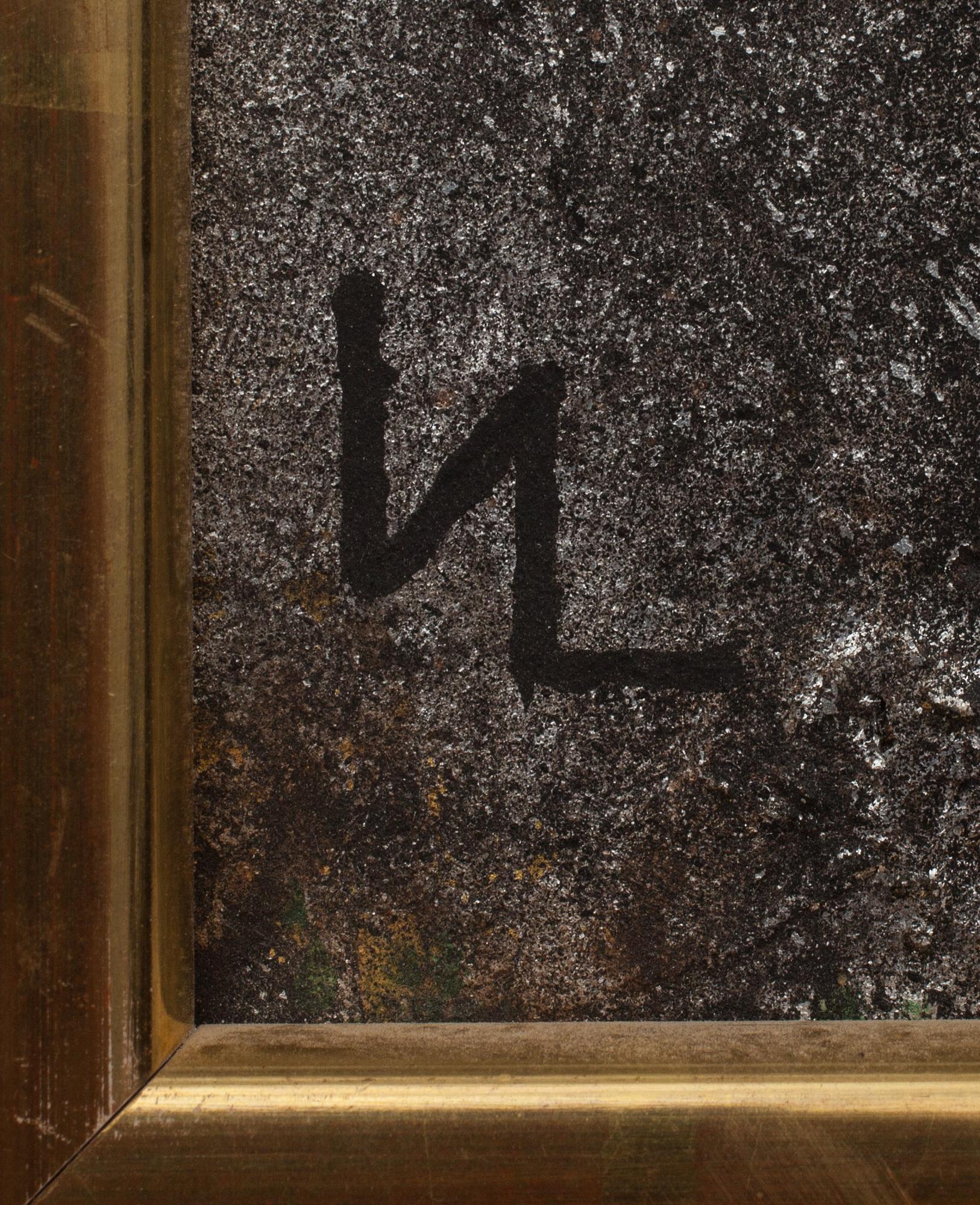 VICKE LINDSTRAND, blandteknik på duk. Monogramsignerad.