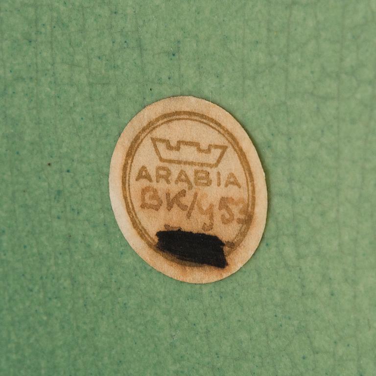 Birger Kaipiainen, a decorative ceramic plate signed Kaipiainen.